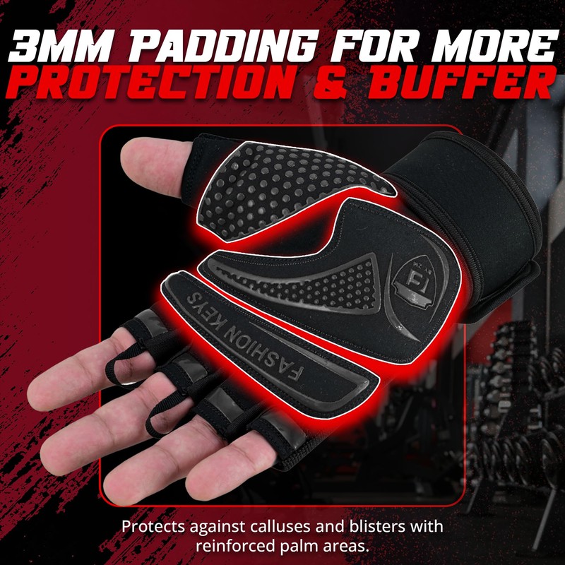 FK by ZM Gym Workout Gloves for Men & Women