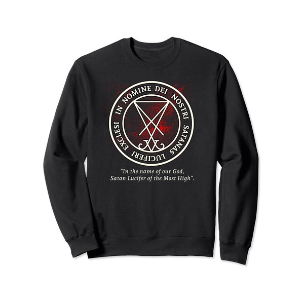 Satanic Lucifer Satanic Sigil Sweatshirt