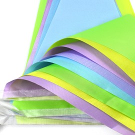 20M/66ft Green Purple and Blue Bunting Banner, 52pcs Fabric Triangle Banners for Indoor Outdoor Birthday Baby Shower Wedding Garden Home Party Decorations