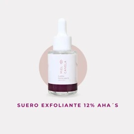 Suero Exfoliante 12% Aha´s - Miel Canela Cosmetica Natural