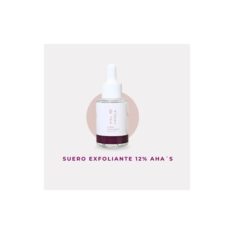 Suero Exfoliante 12% Aha´s - Miel Canela Cosmetica Natural