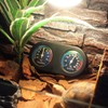 Holzsammlung 2 in 1 Reptile Terrarium Tank Temperature Hygrometer for