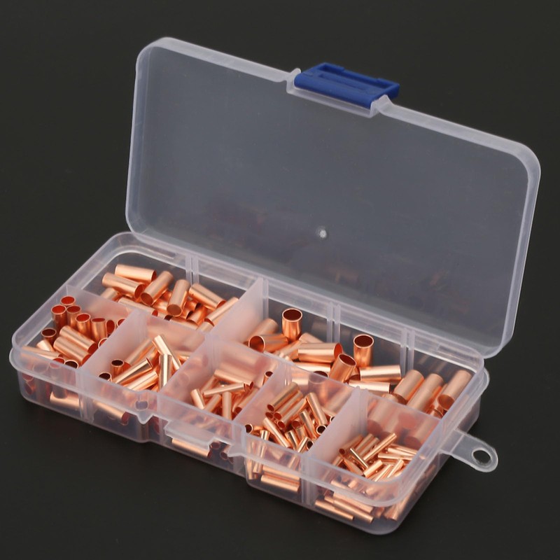 Red Copper Wire Connectors GT1-6 mm Intermediate Wire Connectors Pack