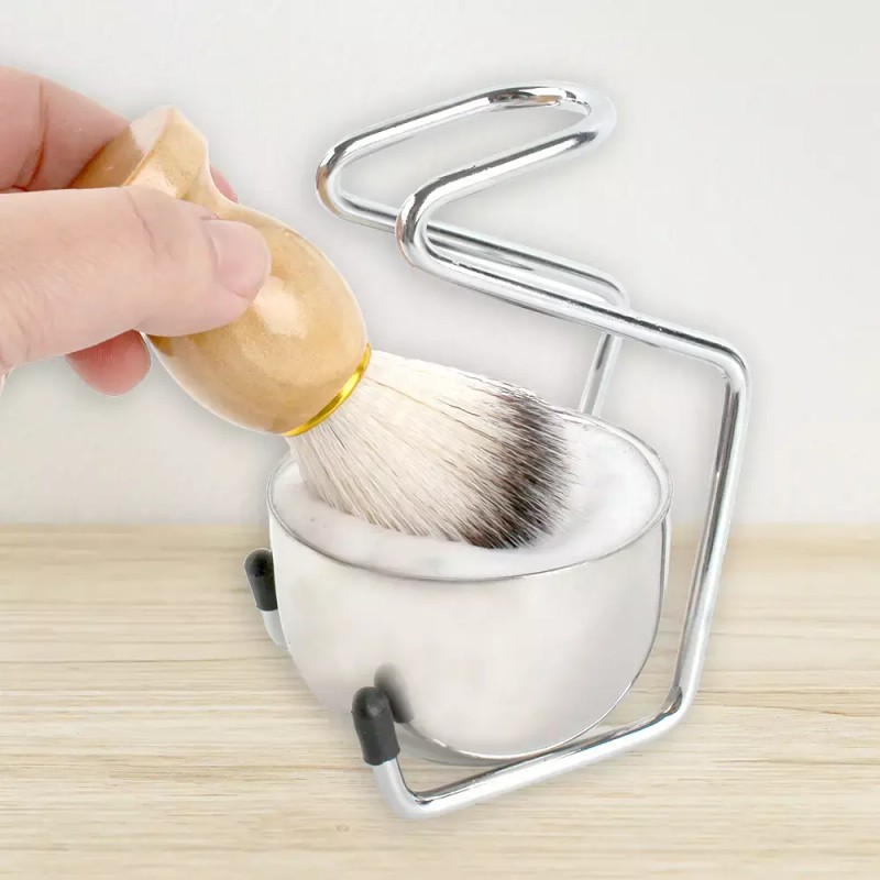 남성 바버샵 클래식 면도솔 거치대 세트 Men's Barber Shop Classic