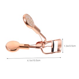 Outanaya Gold Wide Angle Eyelash Curler 2pcs Stainless Steel Curling Tool for Natural Long-Lasting Lash Curls Suitable for Makeup Enthusiasts