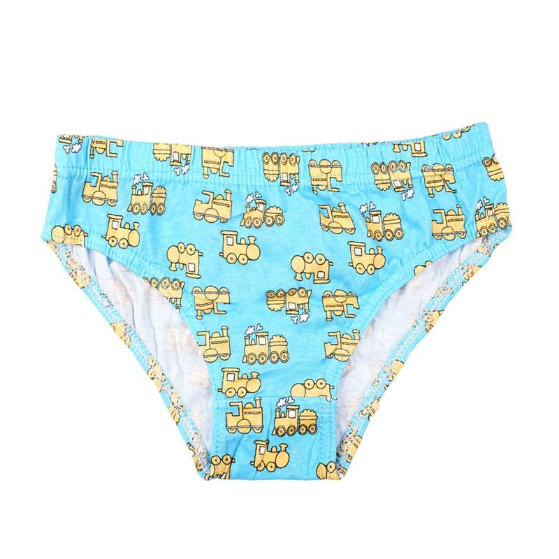 Thingimijigs Boys' 7 Pack Cotton Briefs – Transport Prints –