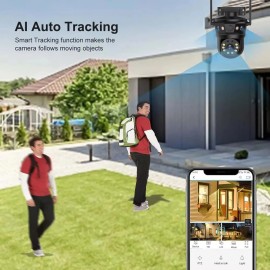 Unbranded 1080P Wireless 5G WiFi Security Camera System Smart Outdoor Night Vision USA