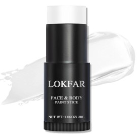 LOKFAR White Face Body Paint Stick, Eye Black Stick for Sports, Waterproof