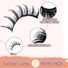 Yilatao Eyelashes 7 Pairs Manga Lashes Spiky Lashes False Eyelashes