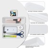 Omtofo 16 Pieces White Drawer Organiser System Organiser, Drawer Divider