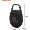 Universal JBL Clip 5 Portable Waterproof Bluetooth Speaker (Black)