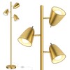 QiMH Tree Floor Lamp with 3 Light Bulbs, Standing Tall