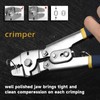 SPEEDWOX 10" Crimping Pliers 180 Pcs Aluminum Double Barrel Ferrule