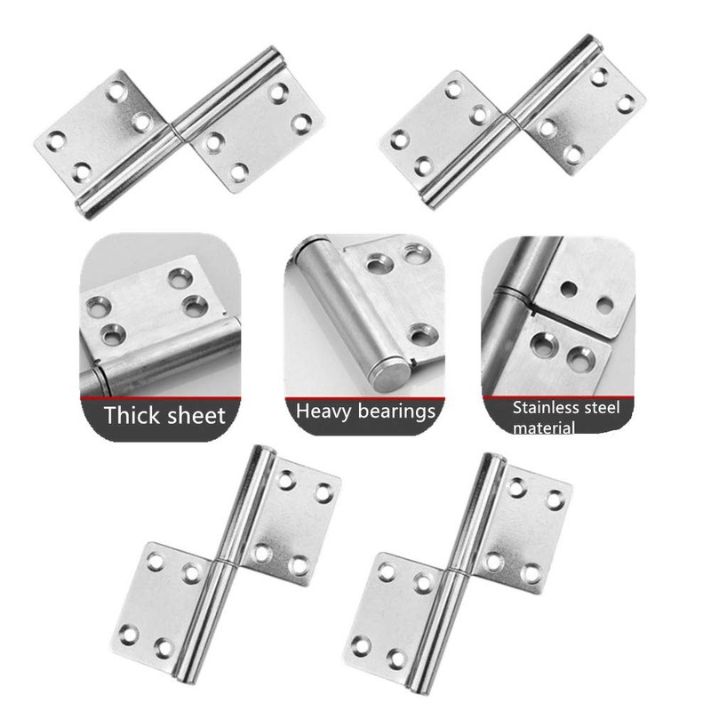 Flag Hinge 304 Stainless Steel 4 Inch Removable Door Hinge
