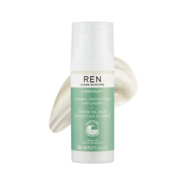 REN Clean Skincare REN Evercalm Global Protection Day Cream for Sensitive Skin C Hydrates, Soothes Redness, Strengthens Skin Barrier & Defends Against Pollutants C Natural Ingredients, 50ml