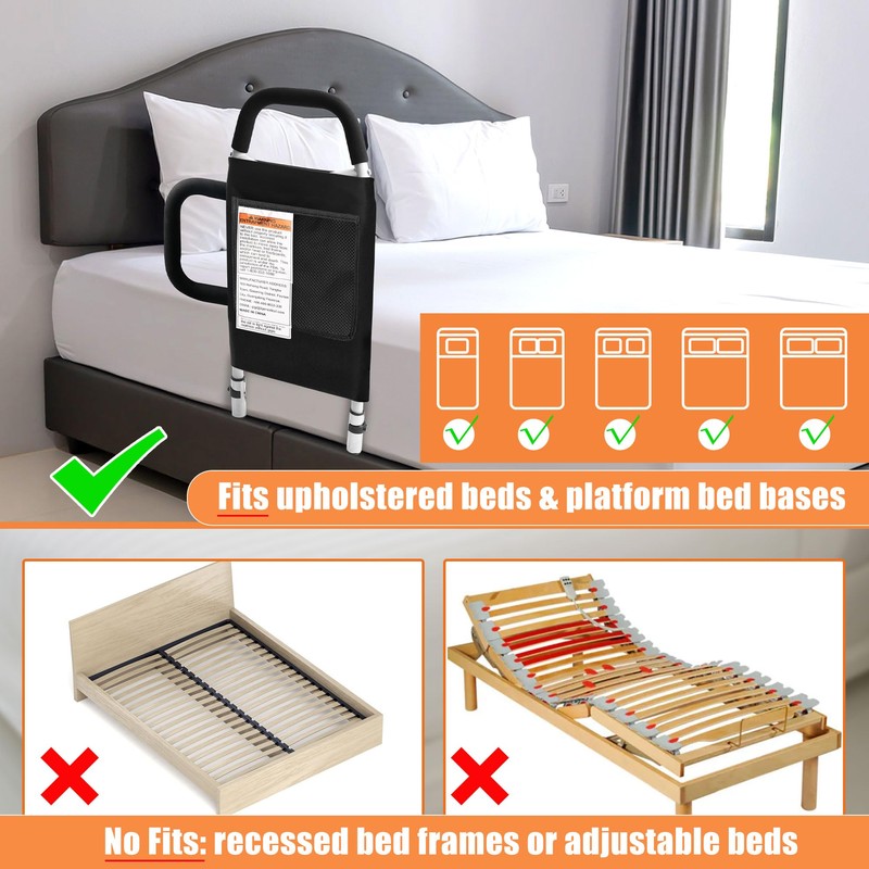 Zhaoyao Bed Rails for Elderly Adults, Bed Assist Rails for