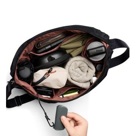 Bellroy Laneway Crescent Bag (12 liter streamlined, crescent crossbody with internal and external pockets, adjustable strap and surprising storage) - Ink