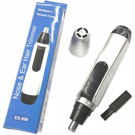 Recortador de Vello Nasal Eléctrico para Hombre, Diseño de Precisión Ligero, Acero Inoxidable, Adecuado para Limpieza y Depilación del Vello Nariz