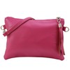 SH Leder Real Leather Shoulder Bag, Clutch Bag, Small Evening