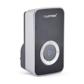 LLOYTRON® MIP System 3 Doorbell Accessory - 32 Melody Plug-in Chime Receiver - Replacement or Additional Receiver for MIP System Transmitter - 200m Wireless Range - Volume Control - B7935BK - Black