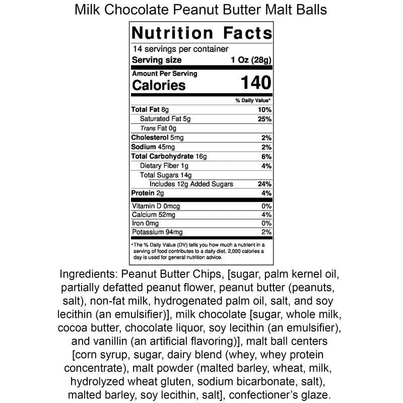 Arndts Fudgery Premium Chocolate Covered Candy (Peanut Buttery Malted Milk