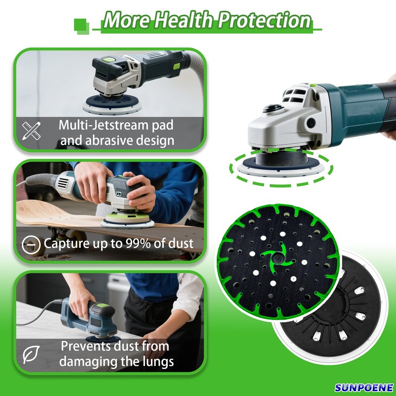 Upgraded for Festool 202461 RO 150 FEQ 6 Inch (150mm)