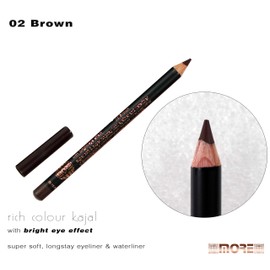 02 Brown More Rich Colour Kajal bright eye effect eyeliner and waterliner inner eyelid Kohl eye liner pencil