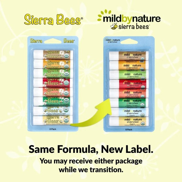 Mild By Nature Sierra Bees™, Organic Lip Balms Combo Pack,
