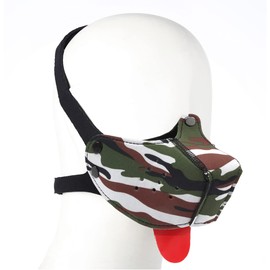 Neoprene Puppy Face Muzzle Dog Hood Mask Play Hoods