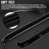 CNPAPC Front Door Window Run Sweep Felts Weatherstrip Seals Kit