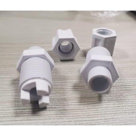 Clorinator Parts Check Valve and Inlet Fitting Adapter Assembly 1/4" mpt for CL200 CLX220EA Series Pool Chemical Feeder