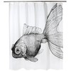 Thomas Paul Goldfish Shower Curtain 72"x72"