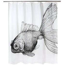 Thomas Paul Goldfish Shower Curtain 72"x72"