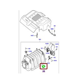 LAND ROVER INTAKE MANIFOLD GASKET RANGE ROVER 10-12 13 ON RANGE ROVER SPORT 10-13 LR4 SET OF 8 LR010881 NEW