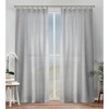 Exclusive Home Bella Sheer Tab Top Curtain Panel Pair, 54"x84",