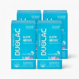 4 packs of 30 packs of Dualac Baby Strong Lactobacillus with Viability / 듀오락 베이비 생존력 강한 유산균 30포 4개