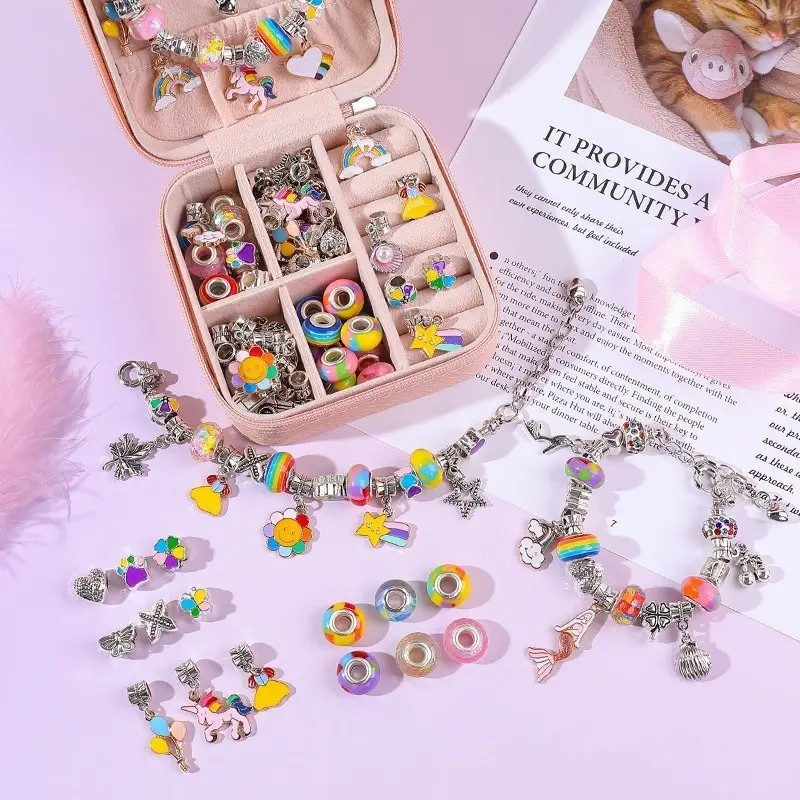 Kit Para Hacer Pulseras Diy Fabricación De Joyas Para Niñas