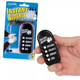Accoutrements Instant Audience - 4 Different Sounds Applause, Crickets, Rimshot and Booing