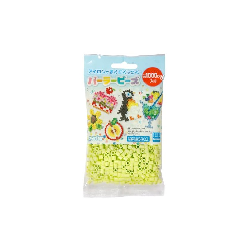 Beads "Perler Beads Solid Color Approximately 1000 Pieces Sherbet 80-15214K"