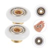 Generic 4pcs Durable Shower Track Rollers for Bathroom Glass Sliding