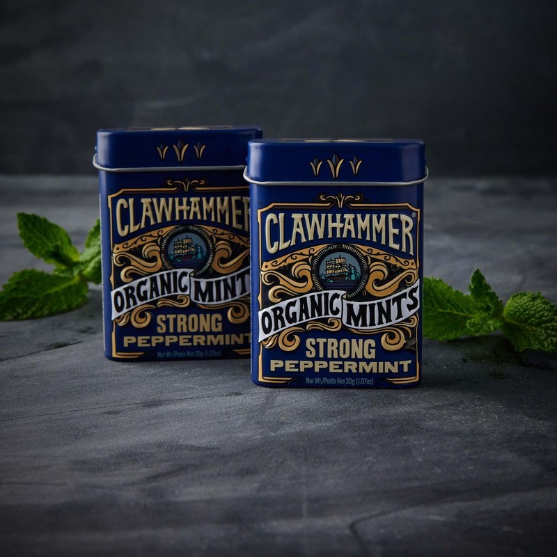Clawhammer Organic Mints (Strong Peppermint)
