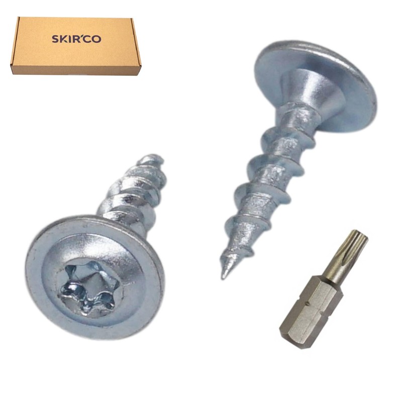 SKIR'CO (Pack of 500) Galvanised Steel 4.0 x 16mm Wood