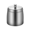 Large Stainless Steel Ashtray Smokeless, Odorless Thickened Windproof Ashtray with