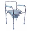 Movmex Silla Comodo Para Baño Wc De Acero Cromado Plegable Movmex