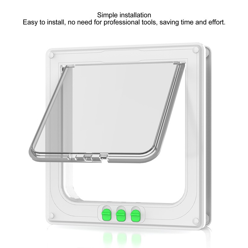 Dog Door Professional 2 Way Acrylic Plate Weatherproof Cat Door