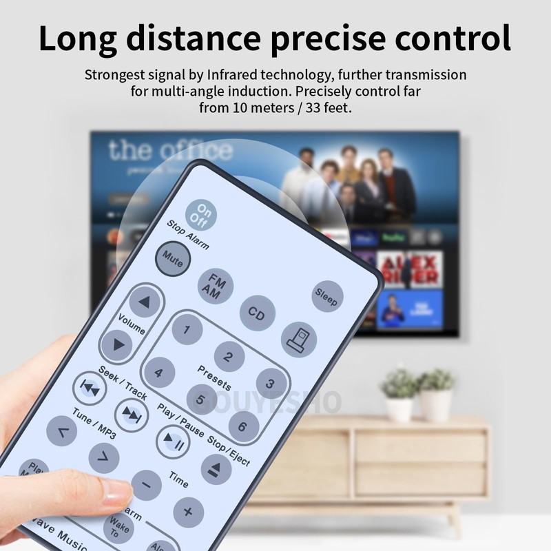 ZWP Replacement Remote Control Compatible for Bose Wave Sound Touch