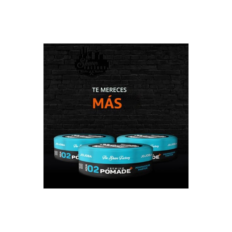 The Shave Factory Pomada Premium 150ml 02 Pompadour Master con