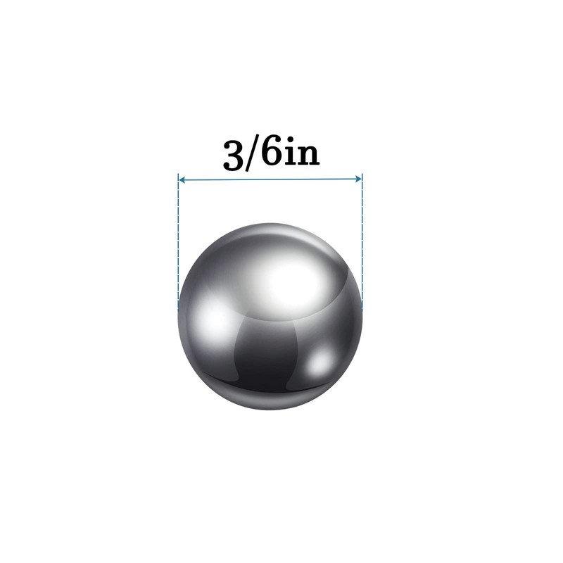QUARKZMAN Pack of 100 3/6 Inch Bearing Balls Chrome Steel