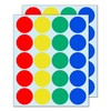 400 Pack, 50mm Large Round Colored Stickers Circle Sticky Labels