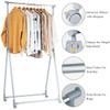 Tangkula Extendable Garment Rack, Heavy Duty Foldable Clothes Rack with